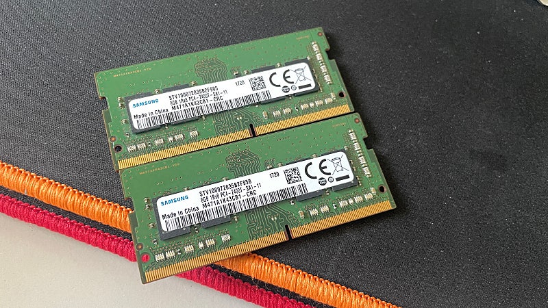 [택포] 노트북용 메모리 삼성 PC4-2400T 8GB 2개