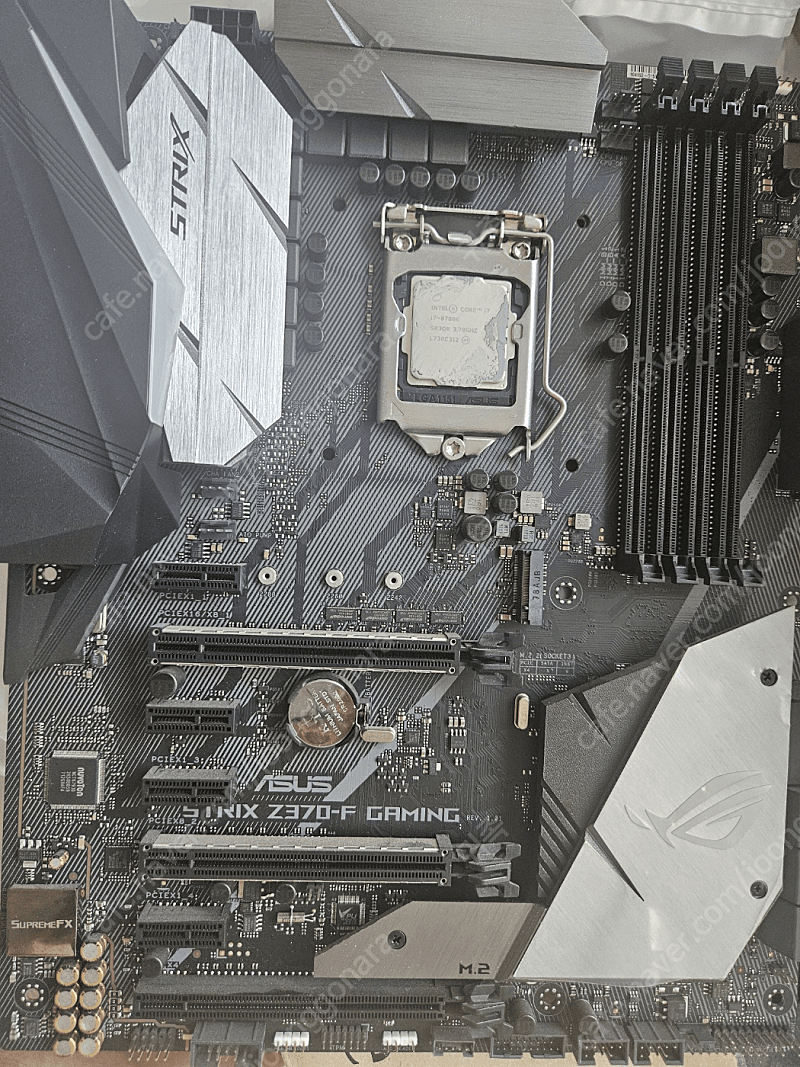 i7 8700k + z370 스트릭스(백패널X) 완전 급처해용. 개인