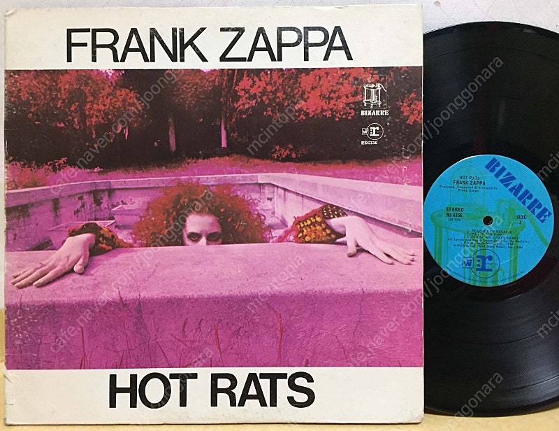 LP ; frank zappa - hot rats 프랭크 자파 엘피 음반 5장 판매 락 명반 rock 싸이키델릭 락 US, UK, 픽쳐디스크