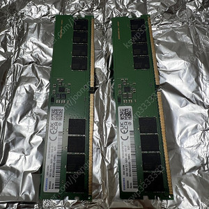 삼성 메모리 DDR5 5600 16G 2개 팝니다