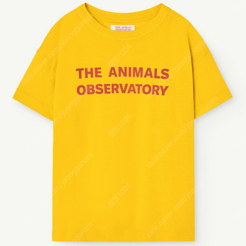 (새상품, 정품) 24ss 타오 베이직 오리온 키즈 티셔츠, 옐로우 8y