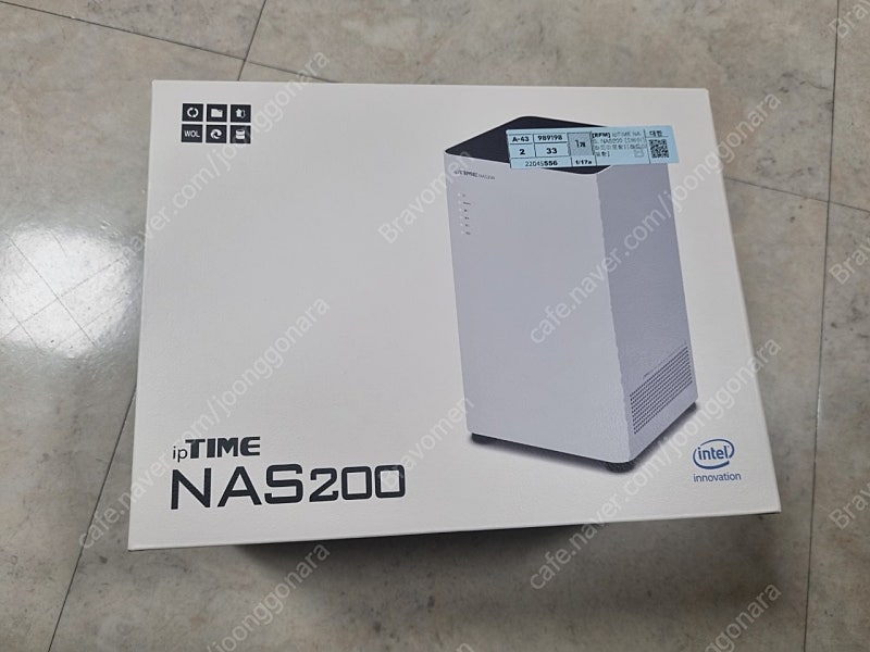 iptime NAS200 단순개봉 제품