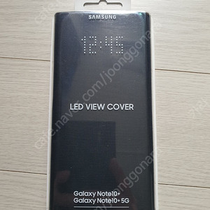 (구매글) 갤럭시노트10 플러스 LED뷰커버 블랙 미개봉