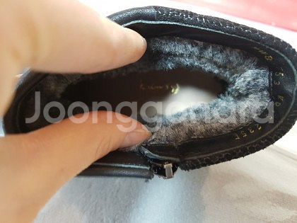 새상품 ) 금강제화 소가죽 기모 보석 앵클부츠--2