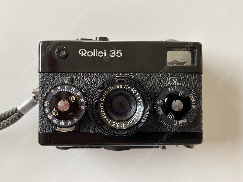 롤라이 35 필름카메라 테사 40mm f/3.5 렌즈 : 독일산 초창기 모델
