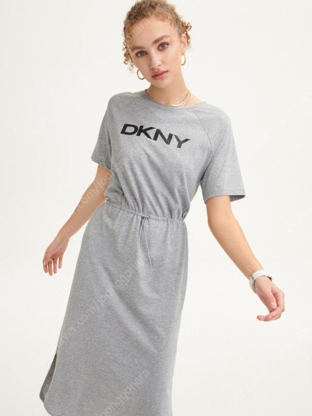 DKNY 스트링 로고 원피스 새제품