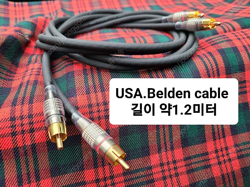USA.BELDEN cable.벨덴 RCA 인터선
