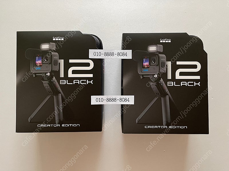 (미개봉) 고프로12크리에이터 히어로 블랙 에디션 액션캠 판매합니다