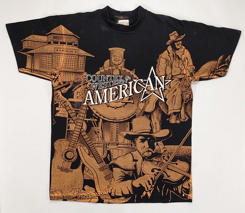 90년대 컨트리웨스턴 아메리칸 반팔 티셔츠 XL
