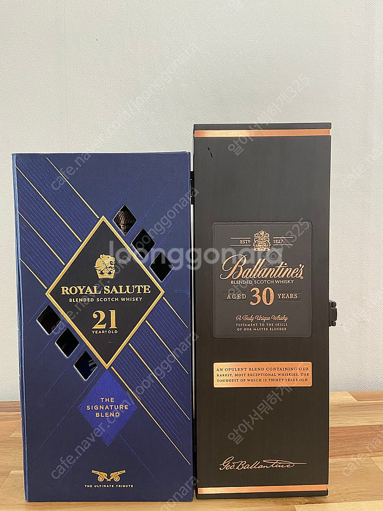 발렌타인30년, 로얄샬루트21 공병 케이스--0