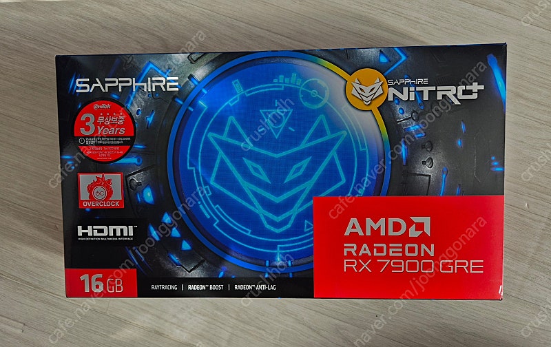 (rx7900gre) SAPPHIRE 라데온 RX 7900 GRE NITRO+ D6 16GB 팝니다