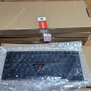정품 레노버 ThinkPad T14, L14 Gen4, Gen3 영문 키보드 (미사용)