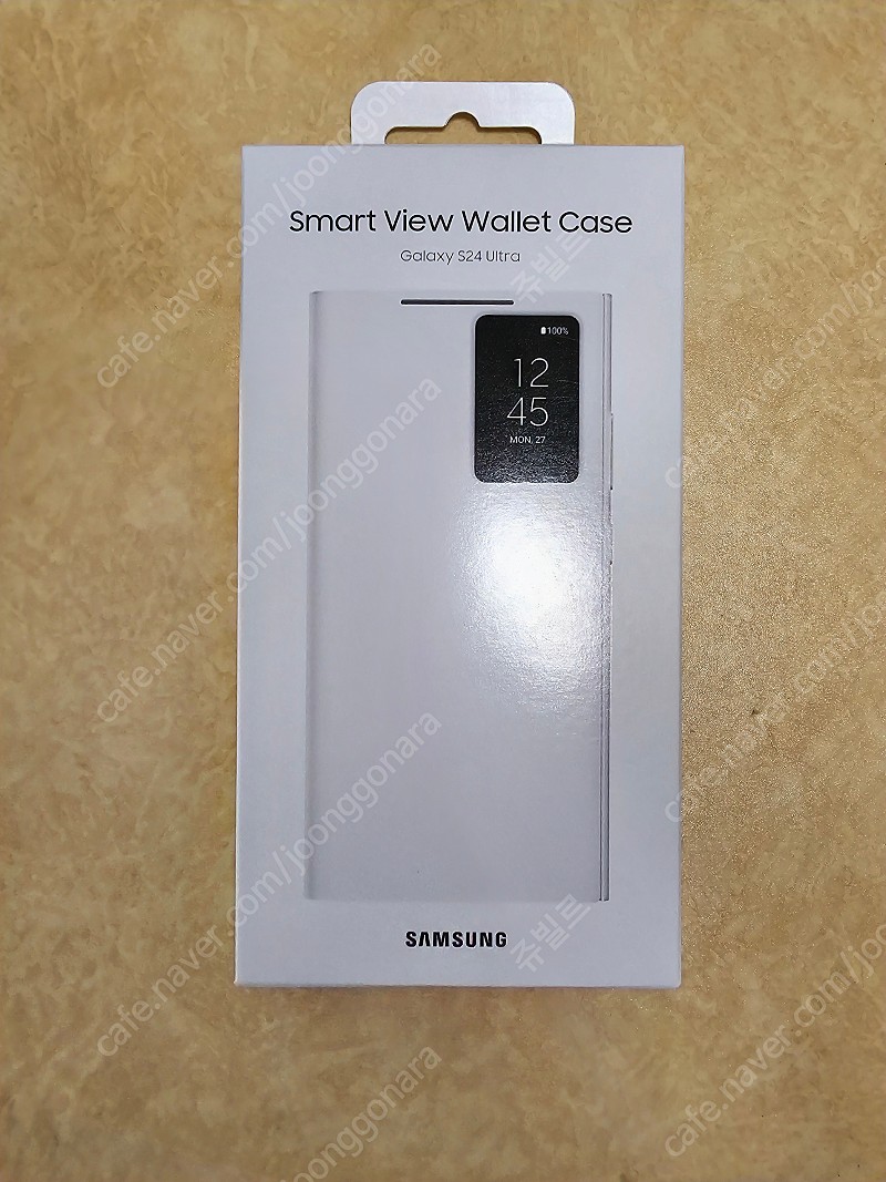 [미개봉] [새상품] 삼성 Galaxy S24 Ultra 스마트 뷰 월렛 케이스 화이트 (2.0만원)