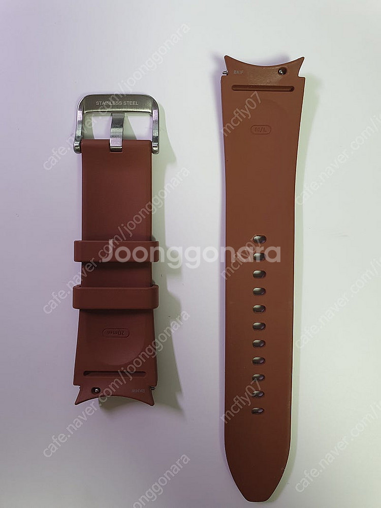 삼성 갤럭시워치 정품 하이브리드 레더 밴드 20mm--1