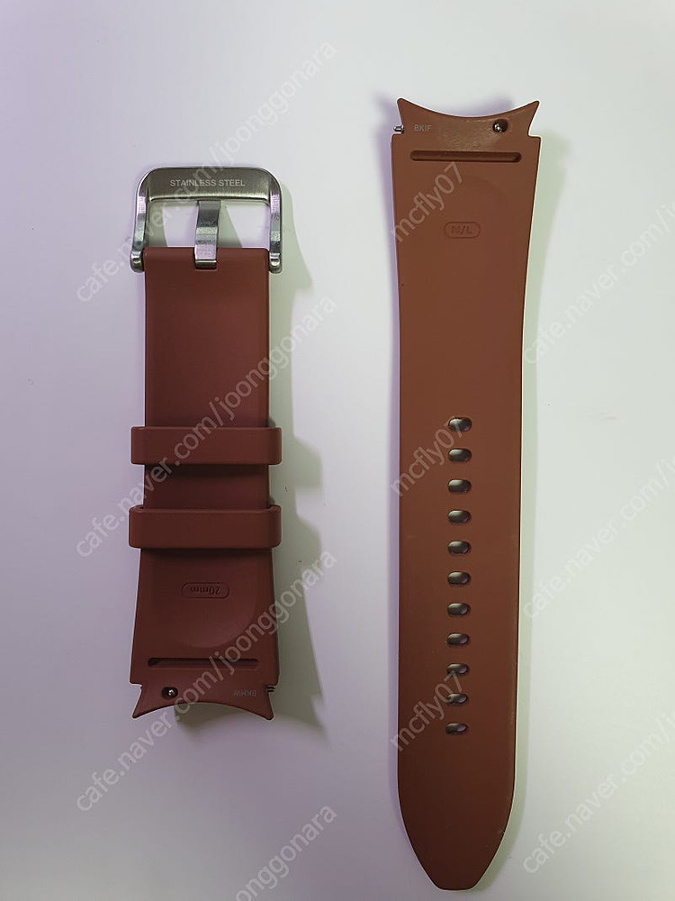 삼성 갤럭시워치 정품 하이브리드 레더 밴드 20mm--1