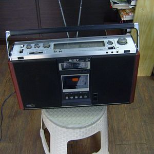 소니 CF-590S 라디오 겸용 카세트 플레어 ...하자품
