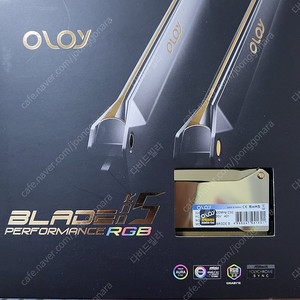 OLOY DDR5-6400 CL32 BLADE RGB MIRROR 16G x 2 팝니다.