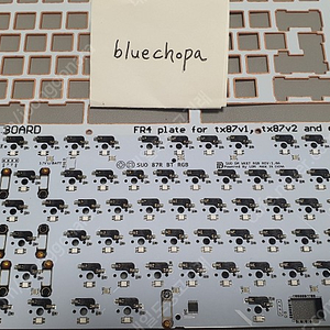 SUO TKL R hotswap PCB + fr4 보강판(tx 핫스왑)