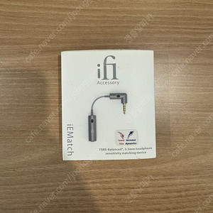 ifi IEMatch 3.5mm 팝니다