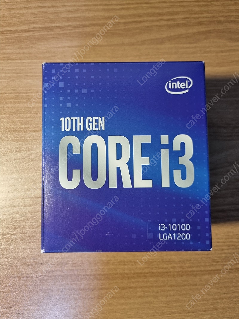 CPU 인텔 i3-10100 코멧레이크(내장글카, 기본쿨러) 정품