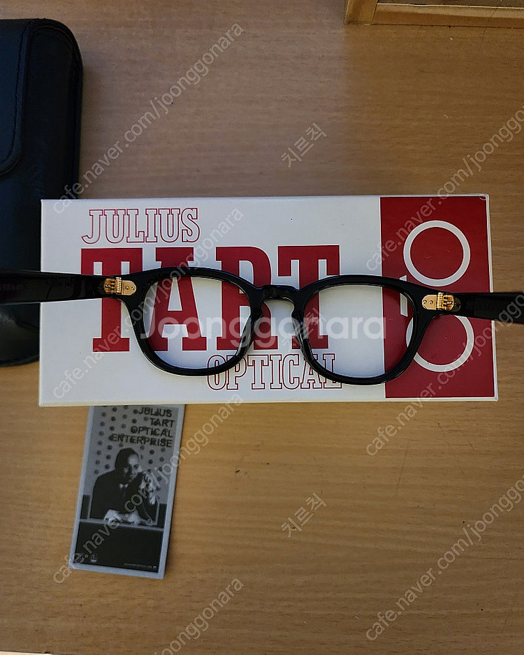 JTO 줄리어스 타르트옵티컬 블랙유광 골드리벳 46-22 판매--2