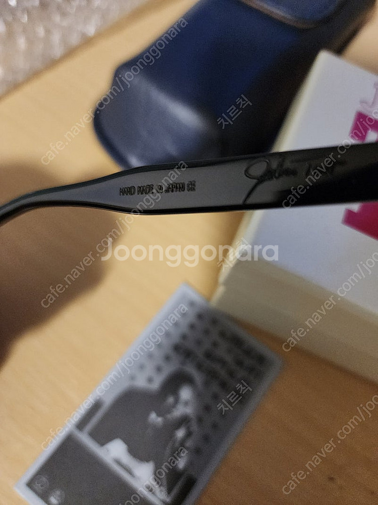 JTO 줄리어스 타르트옵티컬 블랙유광 골드리벳 46-22 판매--7