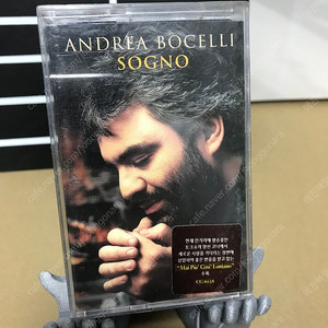[중고음반/TAPE] 안드레아 보첼리 Andrea Bocelli Sogno 카세트테이프