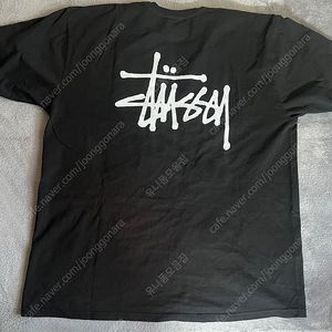 [XL] 스투시 반팔 블랙 베이직 티셔츠