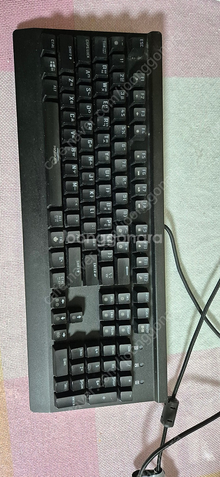 앱코 해커 k600(청축) 기계식 키보드 판매합니다--0