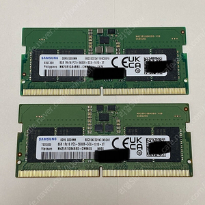 [미사용][새제품] 삼성전자 노트북 DDR5-5600 16GB (8GBx2)