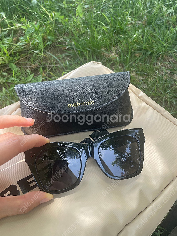 정품 마르카토 엠마 블랙 선글라스--1