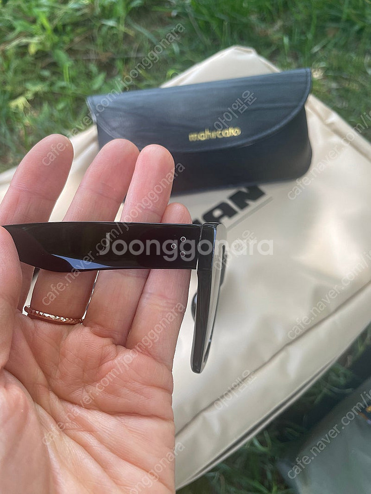 정품 마르카토 엠마 블랙 선글라스--2