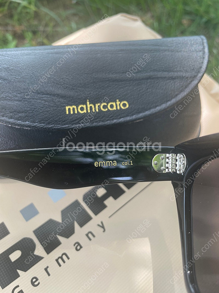 정품 마르카토 엠마 블랙 선글라스--3