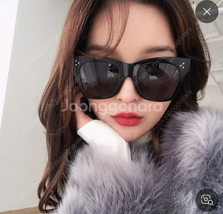 정품 마르카토 엠마 블랙 선글라스--4