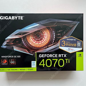 기가바이트 rtx 4070ti 윈드포스 판매해요!