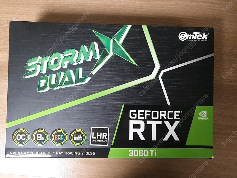 개인 이엠텍 RTX 3060Ti 8G GDDR6 보증남음 풀박스 32만 서울구로