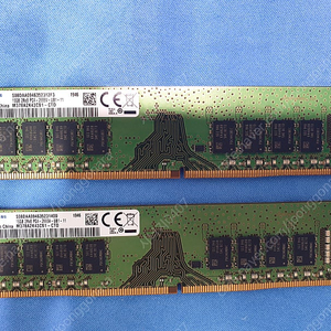 DDR4 2666 (1333MHz) - 16G * 2개 = 32G / ram / 삼성 메모리 / 삼성 램 /