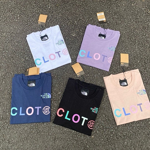 좌쓰 The North Face x Clot Logo T-Shirt 노스페이스 클랏 로고 반팔 티셔츠