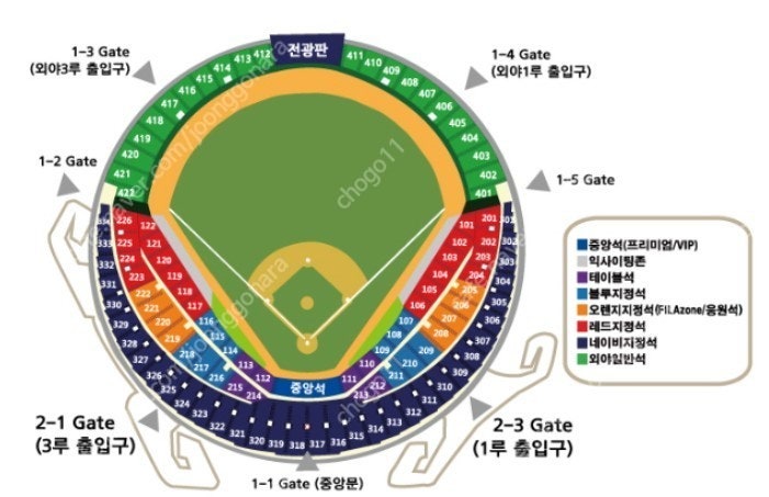 6/9 (일) 기아 vs 두산 3루 오렌지 응원석 219블럭 2연석 양도합니다.