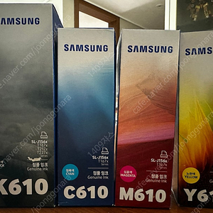 삼성프린터 정품잉크 K610,C610,M610,Y610