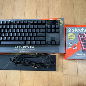 스틸시리즈 Apex Pro TKL 2023 판매+프리즘 키캡 (래피드 트리거 키보드)