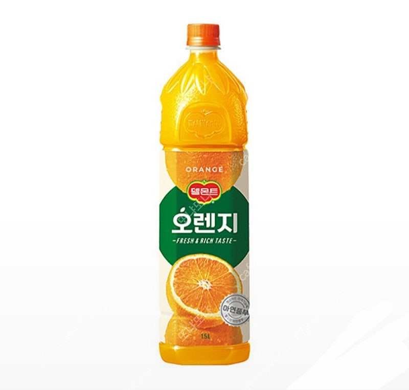 델몬트 오렌지 페트 1.5L × 12개