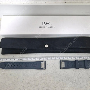 iwc 마크 20 러버 밴드 네이비 정품 파우치 박스 풀셋