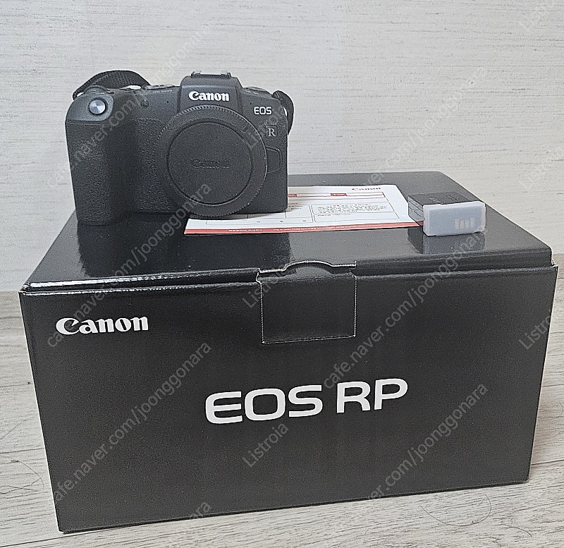 (보증 26년 1월/2천 컷 미만) Canon EOS RP 풀박스