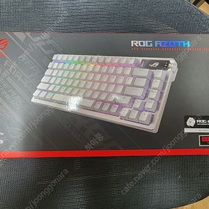 ASUS ROG AZOTH 화이트 적축 공장 윤활 팝니다.