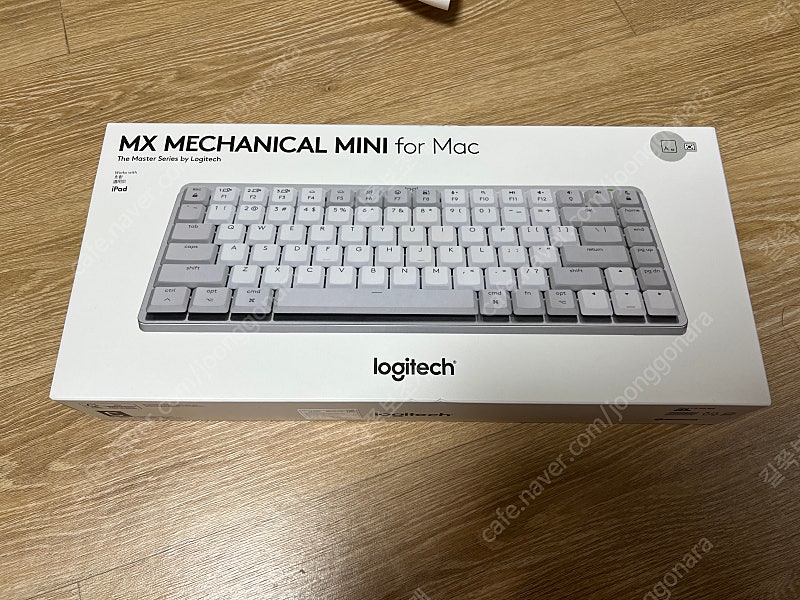 로지텍 코리아 정품 mx mechanical mini for mac 저소음 택타일 갈축 미개봉