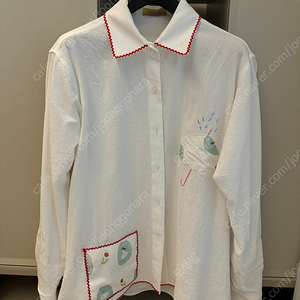 스무드무드 - Palm Springs Embroidery Shirt