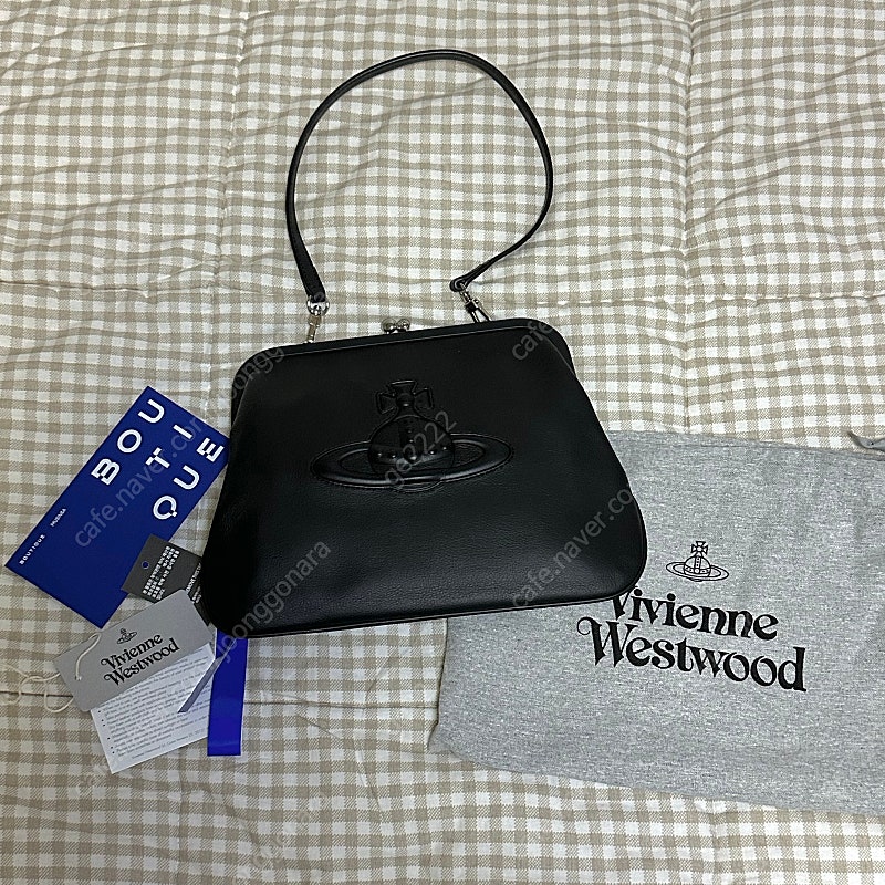 비비안웨스트우드 로고 숄더백 가방 블랙