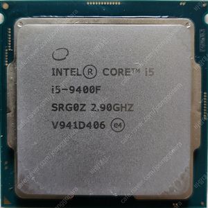 i5 9400F CPU 판매합니다.