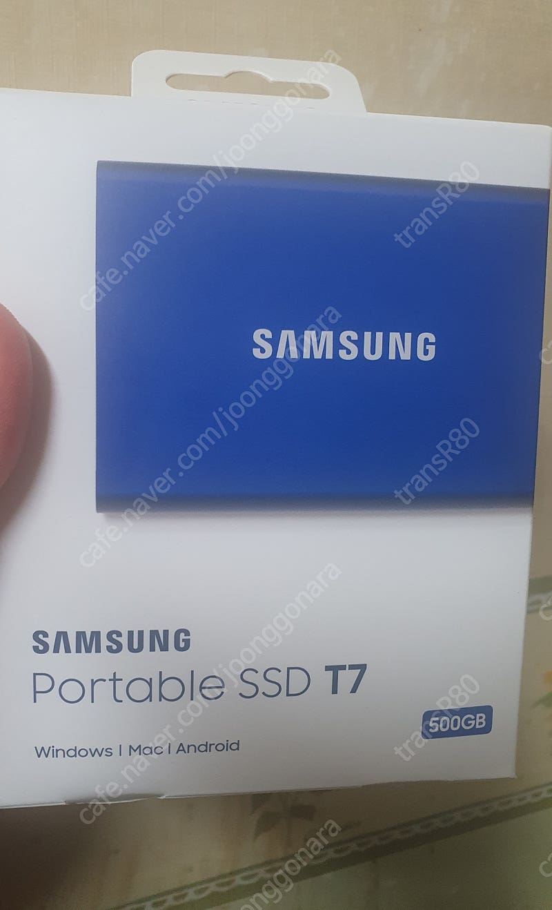 삼성 외장SSD T7 500GB 미개봉
